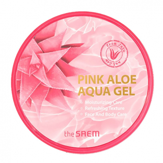 Гель для лица и тела с розовым алоэ The Saem Pink Aloe Aqua Gel