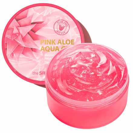 Гель для лица и тела с розовым алоэ The Saem Pink Aloe Aqua Gel