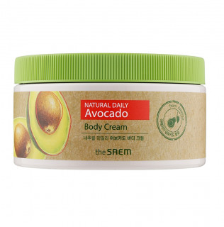 Увлажняющий крем для тела с экстрактом авокадо The Saem Natural Daily Avocado Body Cream