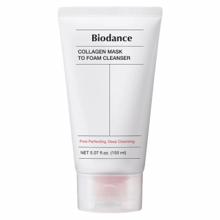 Маска-пенка для умывания глубокоочищающая Biodance Collagen Mask To Foam Cleanser