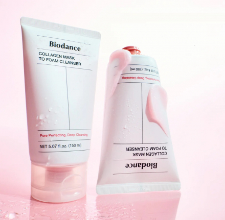 Маска-пенка для умывания глубокоочищающая Biodance Collagen Mask To Foam Cleanser