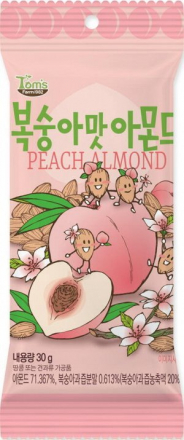 Миндаль обжаренный со  вкусом персика&quot;Peach  Almond&quot;