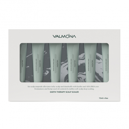 Набор сывороток для кожи головы очищающих Valmona Earth Therapy Scalp Scaler
