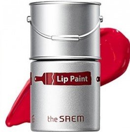 Тинт-помада для губ THE SAEM Lip Paint 02 Fiery Red