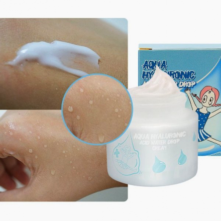 Крем для лица увлажняющий с гиалуроновой кислотой Elizavecca Aqua Hyaluronic Acid Water Drop Cream