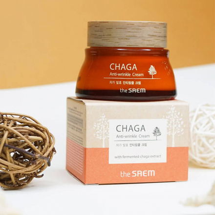 Крем для лица антивозрастной The Saem Chaga Anti-Wrinkle Cream