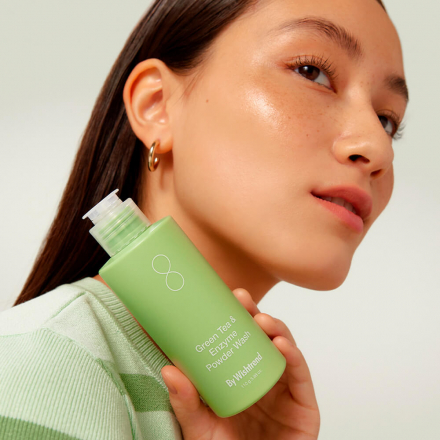 Энзимная пудра с зеленым чаем By Wishtrend Green Tea &amp; Enzyme Powder Wash