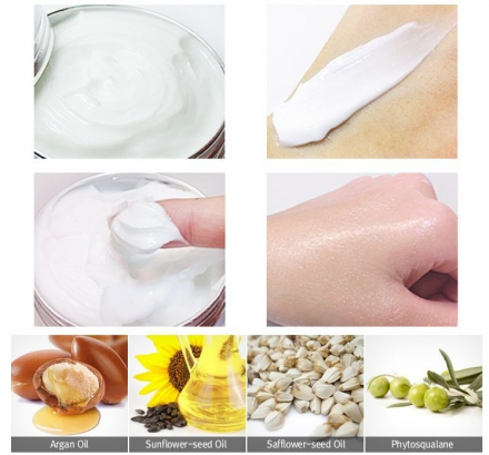 Крем для лица увлажняющий с аргановым маслом SECRET KEY Hug Me Moisture Steam Cream Floral