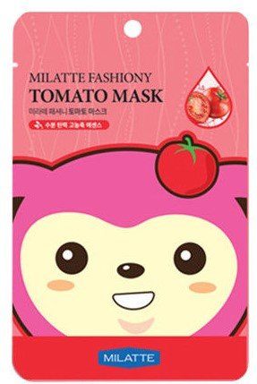 Маска тканевая для лица с томатом MILATTE Tomato Mask