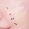 Кушон с сияющим финишем Amuse Dew Power Vegan Cushion SPF50+ PA++++ 1.5 Natural