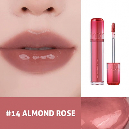 Тинт для губ стойкий глянцевый Rom&amp;nd Juicy Lasting Tint 14 Almond Rose 