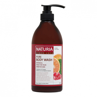 Гель для душа с клюквой и апельсином Naturia Pure Body Wash Cranberry &amp; Orange