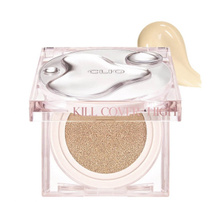 Кушон с сияющим финишем Clio Kill Cover High Glow Cushion 3 Linen SPF50+ PA+++ 