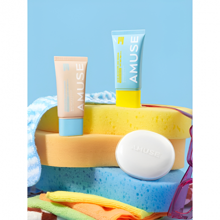 Солнцезащитный крем веганский Amuse Dew Moisture 365 Vegan Sunscreen SPF 50+ PA++++