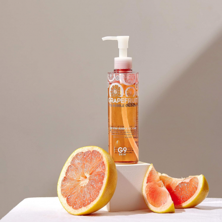 Масло-пенка для умывания с экстрактом грейпфрута Berrisom G9 Skin Grapefruit Vita Bubble Oil Foam