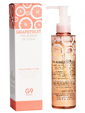 Масло-пенка для умывания с экстрактом грейпфрута Berrisom G9 Skin Grapefruit Vita Bubble Oil Foam