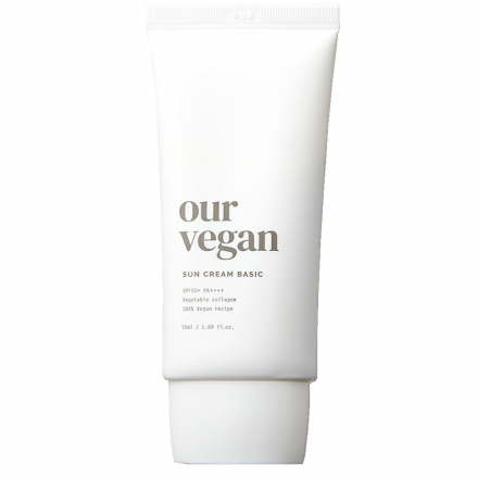 Солнцезащитный крем с веганской формулой Manyo Factory Our Vegan Sun Cream Basic SPF50+ PA++++