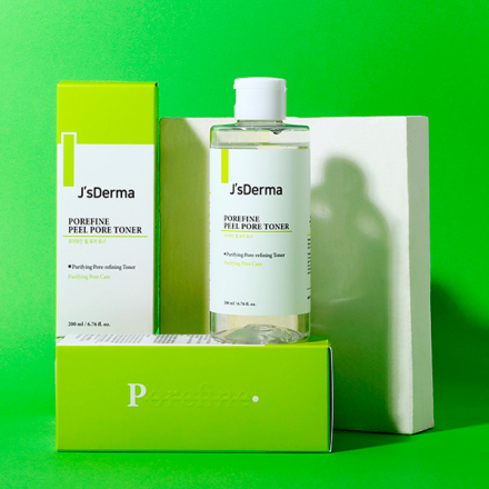 Пилинг-тонер с AHA-кислотой для проблемной кожи JsDerma Porefine Peel Pore Toner
