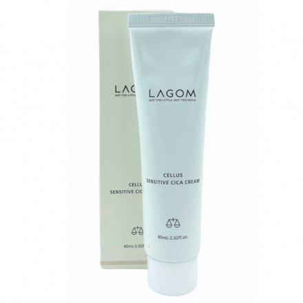 Крем для чувствительной кожи лица Lagom Cellus Sensitive Cica Cream