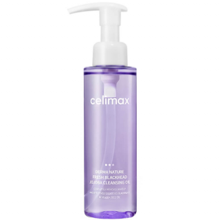 Гидрофильное масло от чёрных точек Celimax Derma Nature Fresh Blackhead Jojoba Cleansing Oil