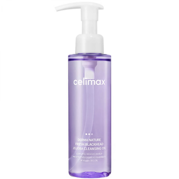 Гидрофильное масло от чёрных точек Celimax Derma Nature Fresh Blackhead Jojoba Cleansing Oil