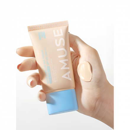 Тонирующий солнцезащитный крем Amuse Beige Tone-Up 365 Vegan Sunscreen SPF 50+ PA++++ 