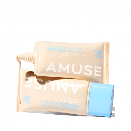 Тонирующий солнцезащитный крем Amuse Beige Tone-Up 365 Vegan Sunscreen SPF 50+ PA++++ 