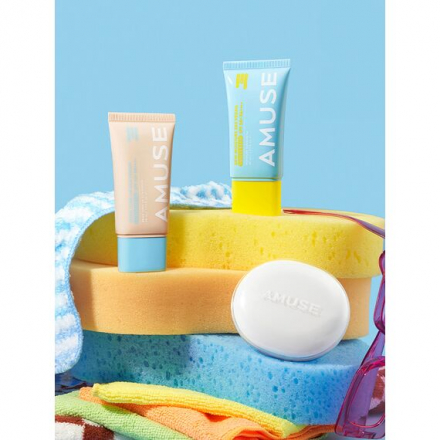 Тонирующий солнцезащитный крем Amuse Beige Tone-Up 365 Vegan Sunscreen SPF 50+ PA++++ 