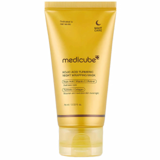 Маска-плёнка ночная с койевой кислотой Medicube Kojic Acid Turmeric Night Wrapping Mask