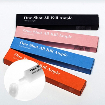 Сыворотка для лица осветляющая черная Real Beauti Oneshot Ample White Jade