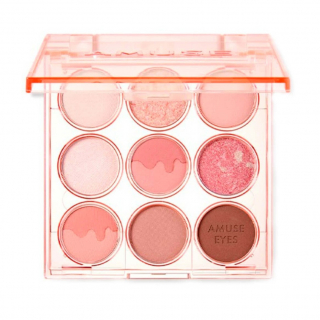 Палетка нюдовых теней для век Amuse Eye Color Pallete 01 Warm Boksoona 