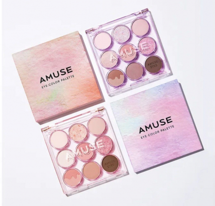Палетка нюдовых теней для век Amuse Eye Color Pallete 01 Warm Boksoona 