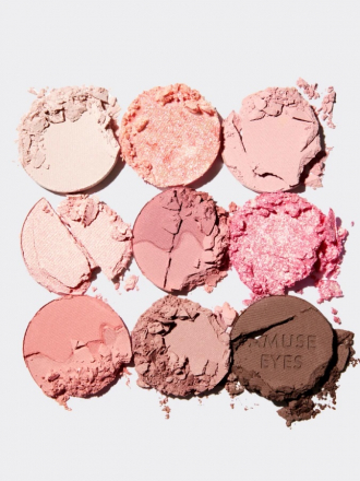 Палетка нюдовых теней для век Amuse Eye Color Pallete 01 Warm Boksoona 