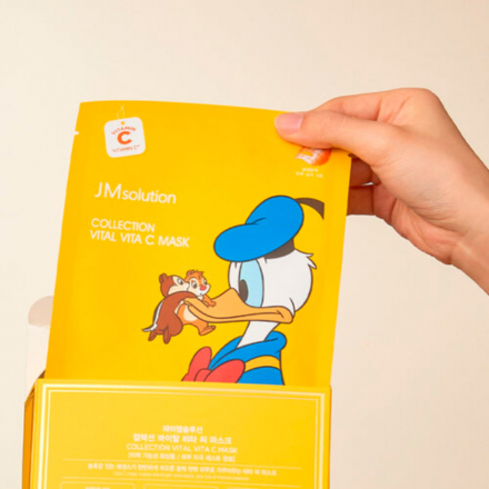 Тканевая маска с витамином С для сияния кожи JMsolution Collection Vital Vita C Mask