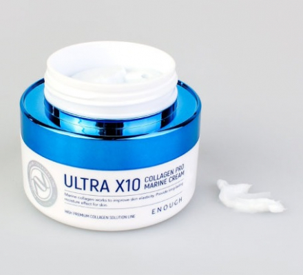 Крем для лица с коллагеном Enough Premium Ultra X10 Collagen Pro Marine Cream