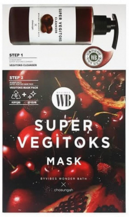Двухступенчатая детокс-система Chosungah  By Vibes Wonder Bath Super Vegitoks Red Mask
