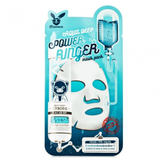 Маска для лица тканевая увлажняющая Elizavecca Aqua Deep Power Ringer Mask Pack