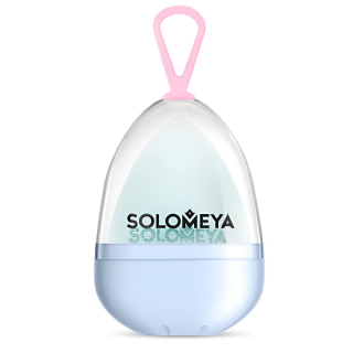 Спонж косметический большой меняющий цвет Solomeya Color Changing Blending Sponge Blue-Pink