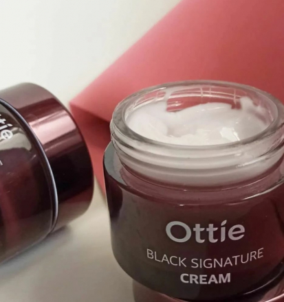 Крем для лица с муцином улитки Ottie Black Signature Cream
