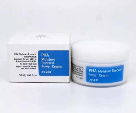 Крем для лица осветляющий с глюконолактоном и ниацинамидом Cosrx PHA Moisture Renewal Power Cream