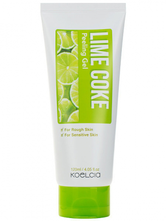 Гель отшелушивающий для лица с экстрактом лайма Koelcia Lime Coke Peeling Gel ,120 мл