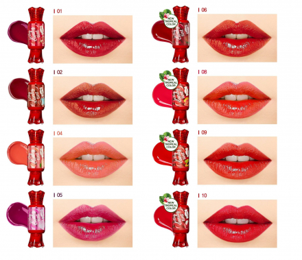 Тинт-гель Конфетка The Saem Jelly Candy Tint 01 Pomergranate