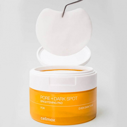 Пэды для лица осветляющие Celimax Pore+Dark Spot Brightening Pad