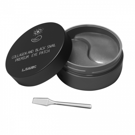 Патчи для глаз гидрогелевые с коллагеном и муцином черной улитки L. Sanic Collagen Аnd Black Snail Premium Eye Patch