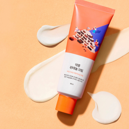 Крем для лица барьерный с чёрной соей и пантенолом Round Lab Soybean Panthenol Cream