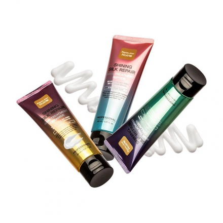  Маска для волос пептидная восстанавливающая FarmStay Shining Silk Repair Hair Treatment Peptide