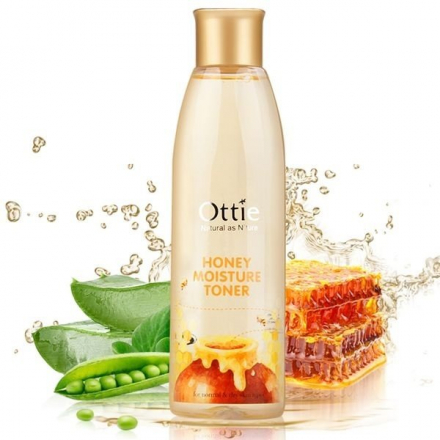 Эмульсия для сухой кожи лица с мёдом OTTIE Honey Moisture Emulsion