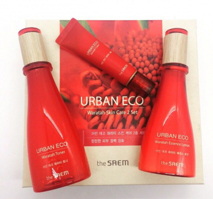 Набор для лица уходовый с экстрактом телопеи The Saem Urban Eco Waratah Skin Care 2 Set
