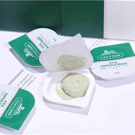 Маска для лица глиняная с центеллой VT Cosmetics Cica Capsule Mask