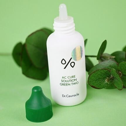 Увлажняющее и успокаивающее средство для лица для проблемной кожи шаг 3 Dr Ceuracle Ac cure solution green two